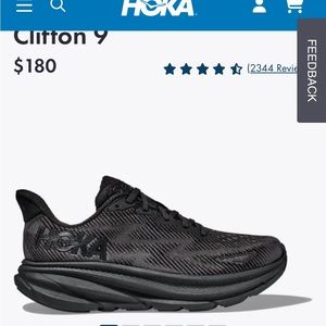 BRAND NEW HOKA Clifton 9s Size 6